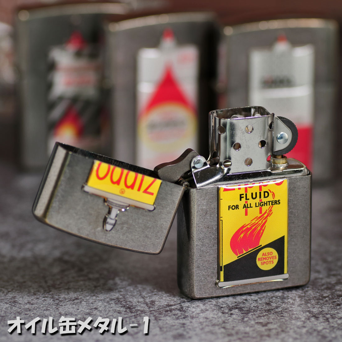 楽天市場】ZIPPO(ジッポーライター)オイル缶メタル1 1940's ＃200FB