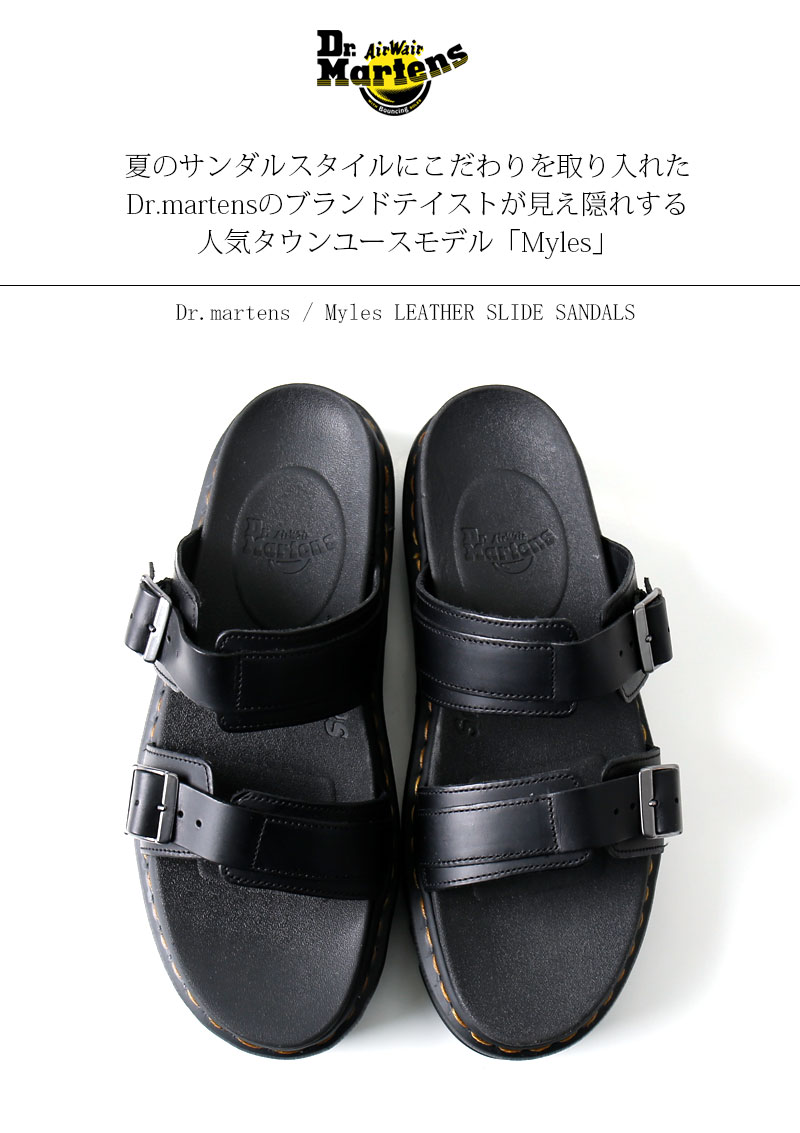 楽天市場】Dr.martens/ドクターマーチン レザーサンダル Strap Slide