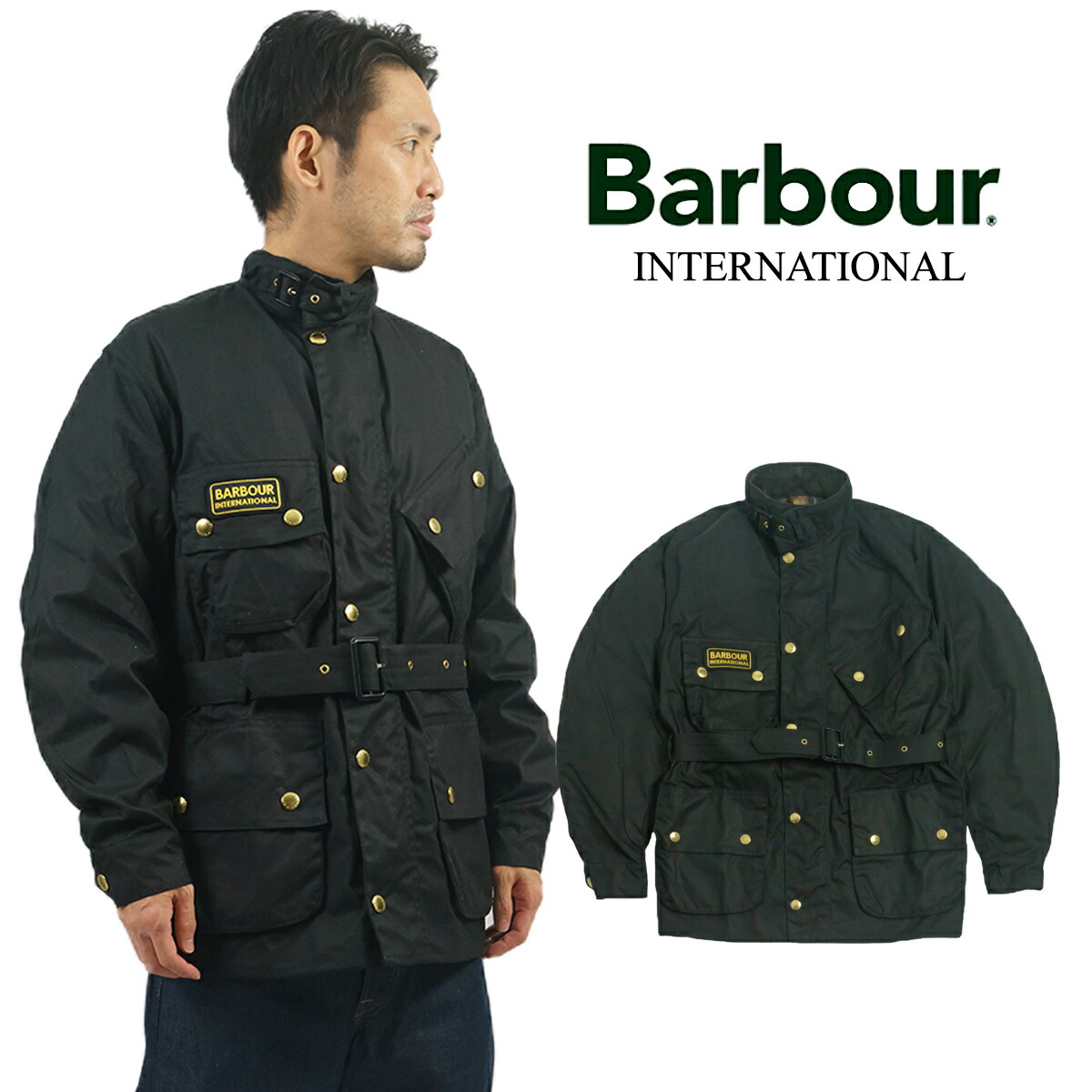 楽天市場】バブアー Barbour インターナショナルジャケット (メンズ 34