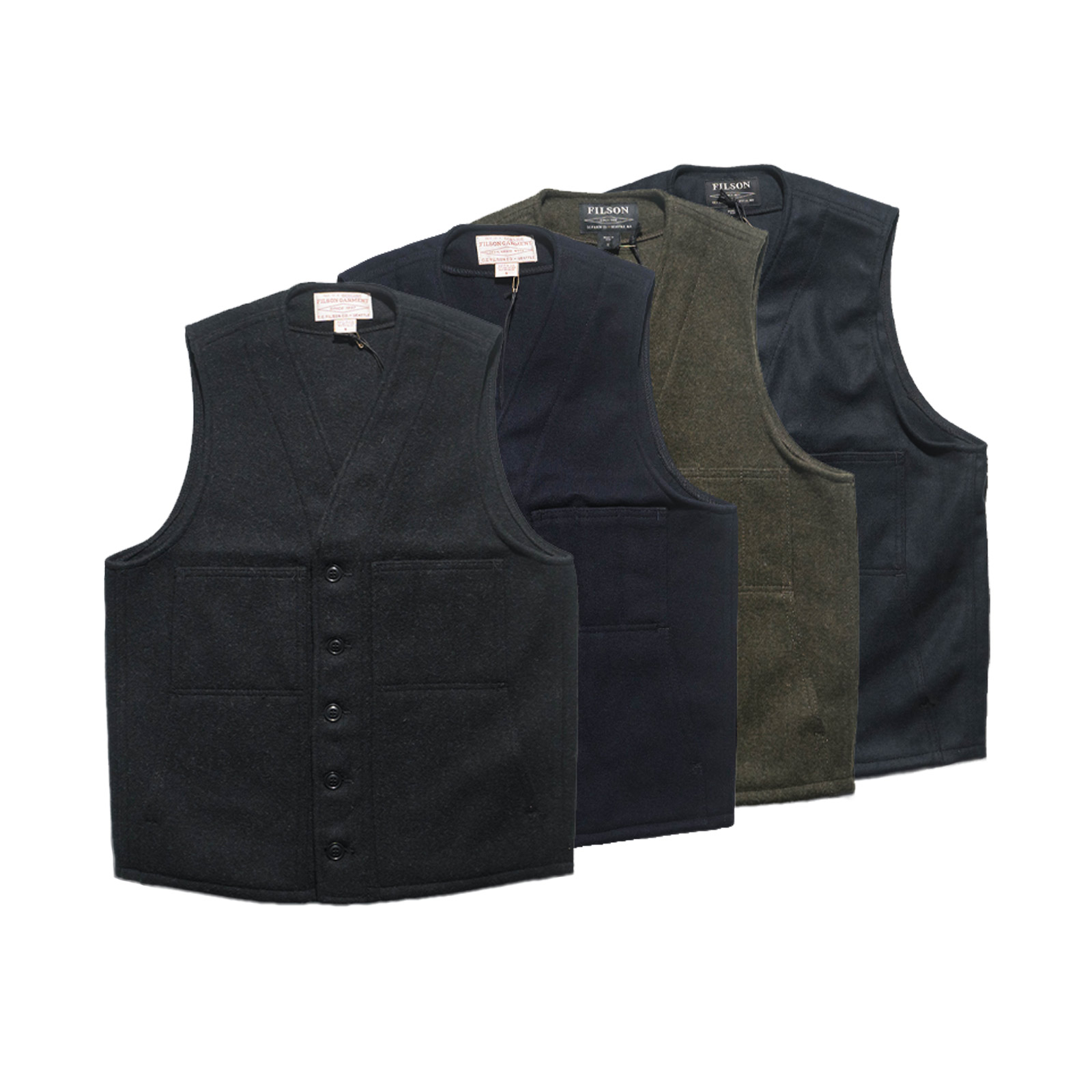 楽天市場】フィルソン FILSON マッキーノ ウール ベスト ソリッド