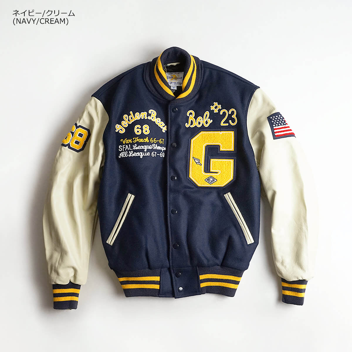 楽天市場】ジービースポーツ Gbsport #61BOB スタジャン ワッペン