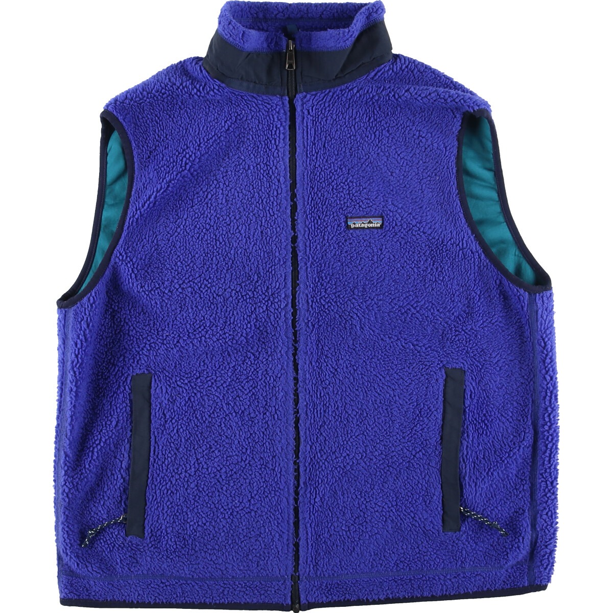 Patagonia ネイビー フリース ベスト patagonia フリースベスト
