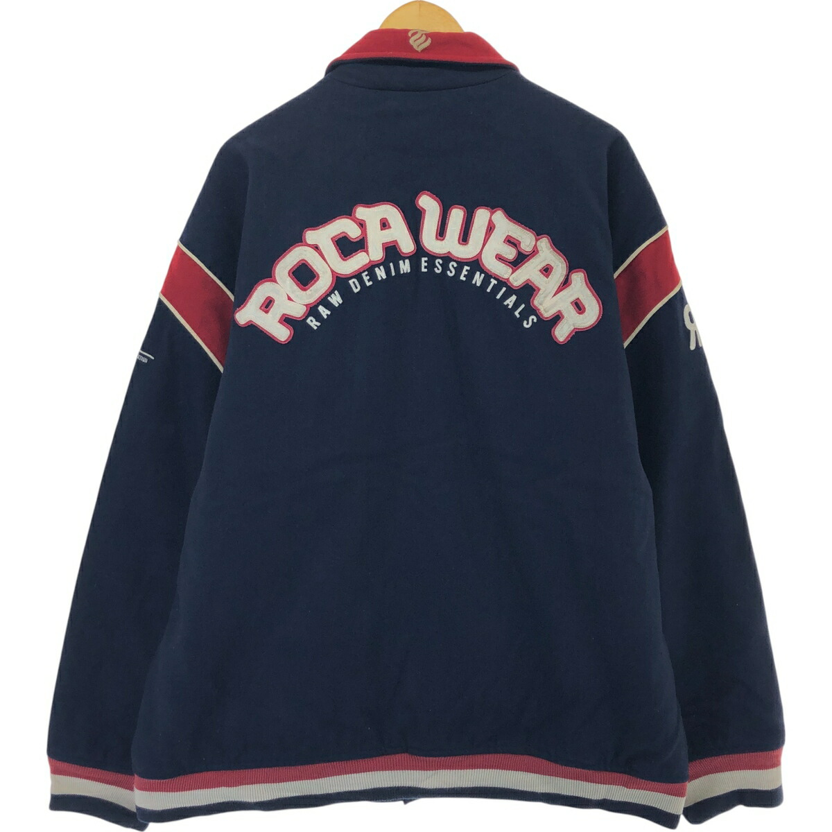 楽天市場】古着 ~00'S ロカウェア ROCA WEAR ウールスタジャン