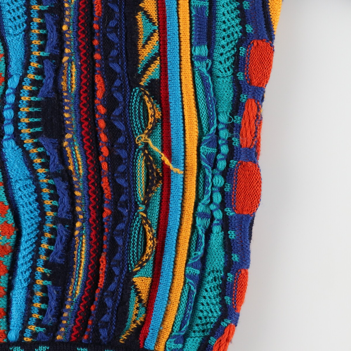 楽天市場】古着 90年代 クージー COOGI 総柄 ウールニットセーター