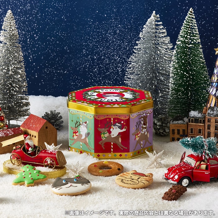 楽天市場】クリスマス 2025 限定 泉屋 クッキー缶 ねこ缶 クリスマス