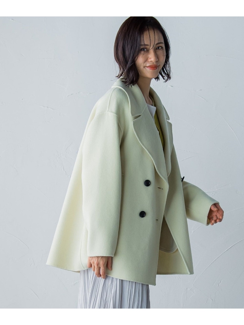 楽天市場】【SALE／50%OFF】Super140ビッグカラーウールリバーコート