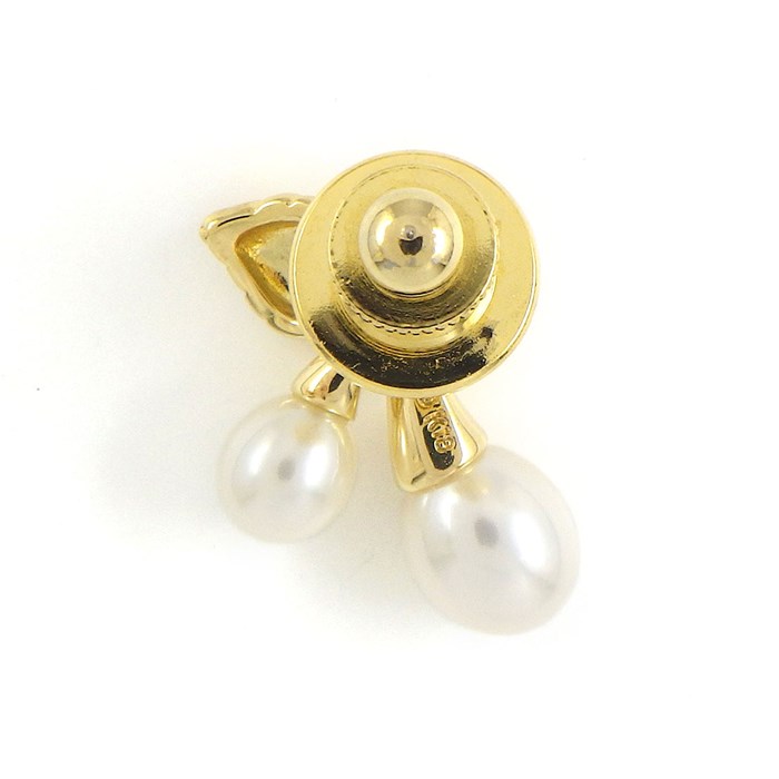 楽天市場】ミキモト MIKIMOTO ピンブローチ チェリー リーフ パール