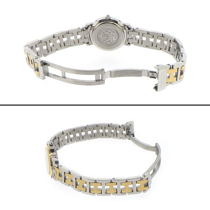 楽天市場】エルメス HERMES 腕時計 クリッパー CL4.220 ホワイト文字盤