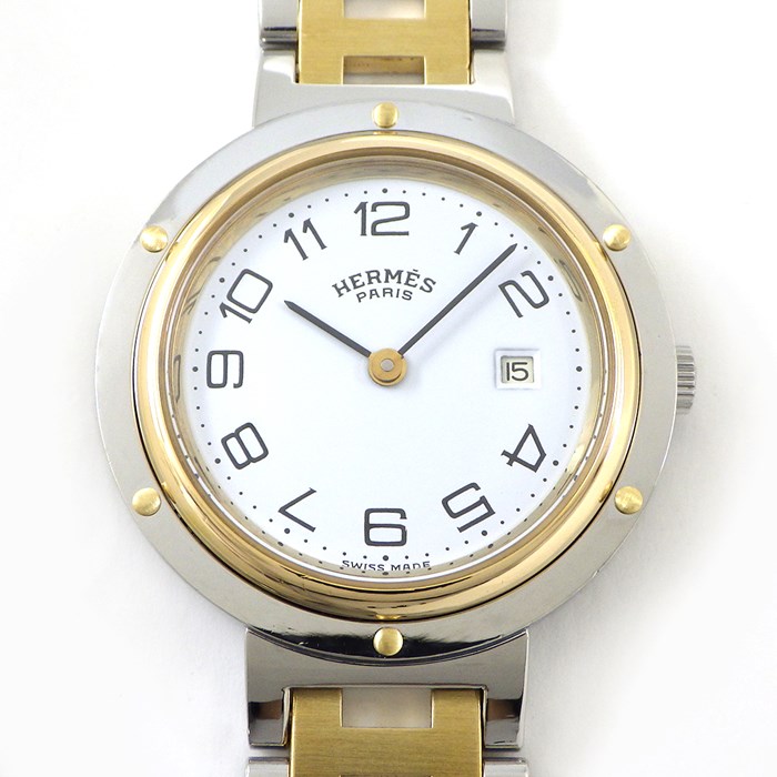 楽天市場】エルメス HERMES 腕時計 クリッパー CL3.440 デイト