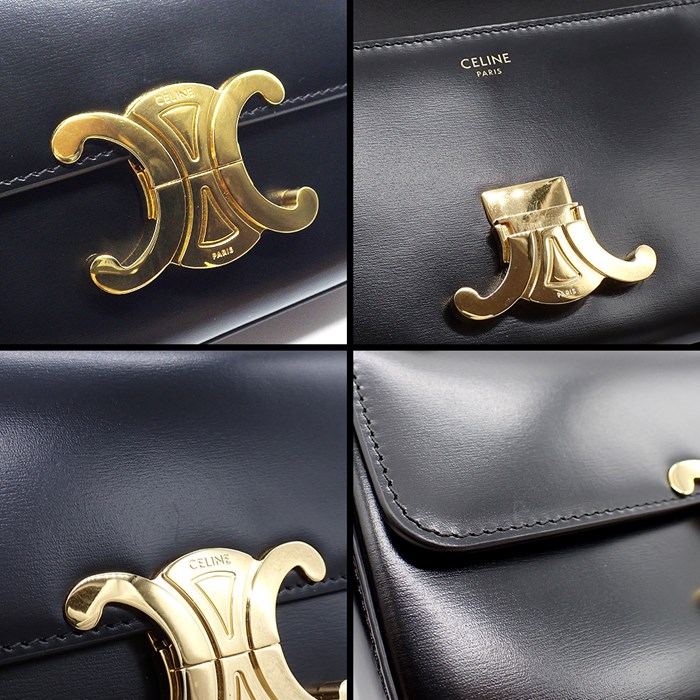 楽天市場】セリーヌ CELINE ショルダーバッグ トリオンフ クロード