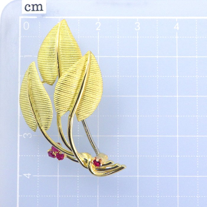 楽天市場】ティファニー Tiffany & Co. ブローチ リーフモチーフ K18YG