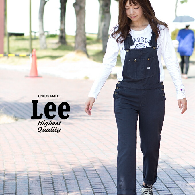 楽天市場】【SALE!!】 【Lee リー】カラーテーパードオーバーオール