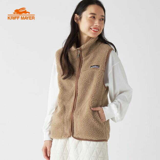 楽天市場】KRIFF MAYER（クリフメイヤー） ボア フリース ベスト