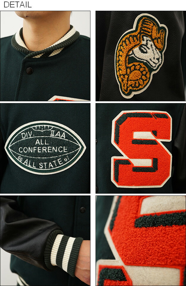 楽天市場】HOUSTON（ヒューストン） メルトン アワード ジャケット