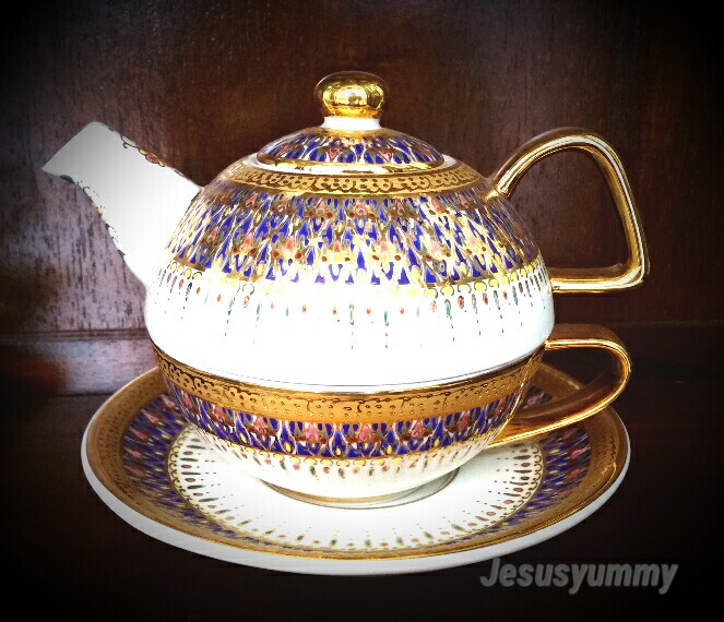 楽天市場】【タイ輸入】ティーポット ＆ ティーカップ ＆ ソーサー