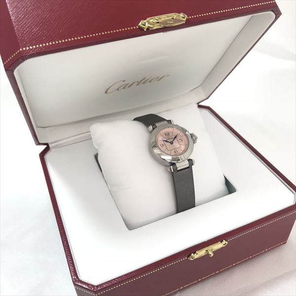 楽天市場】Cartier(カルティエ) ミスパシャ 2973 ピンク ステンレス