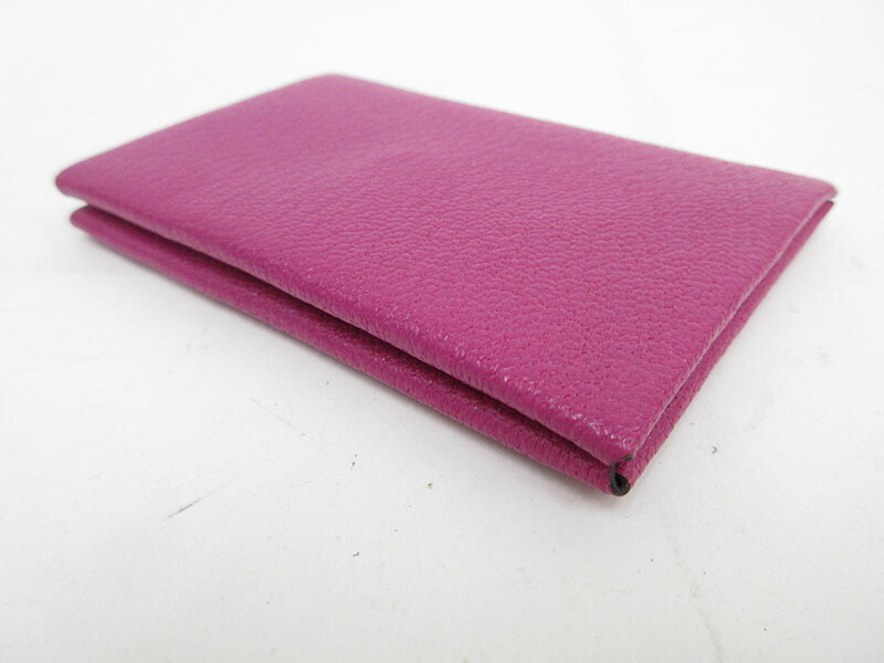 楽天市場】HERMES(エルメス) カルヴィ カードケース 紫 パープル系