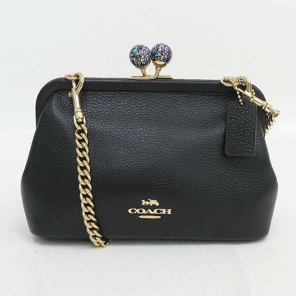 楽天市場】COACH(コーチ) がま口ロングショルダーバッグ 斜めがけ