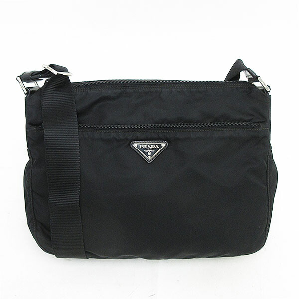 楽天市場】PRADA(プラダ) ロングショルダーバッグ 斜め掛け BT0421 黒