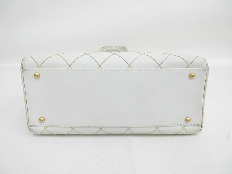 楽天市場】CHANEL(シャネル) ワイルドステッチ ボストンバッグ 白