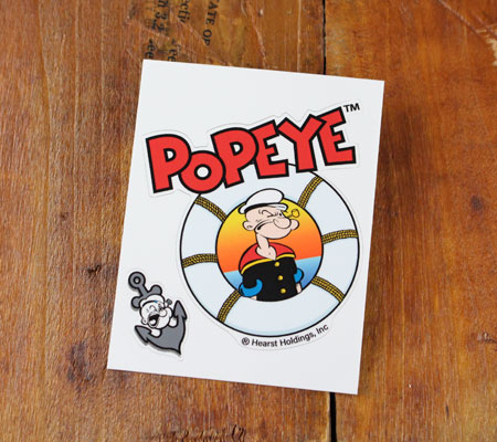 楽天市場】ポパイ ステッカー キャラクター アメリカ おしゃれ