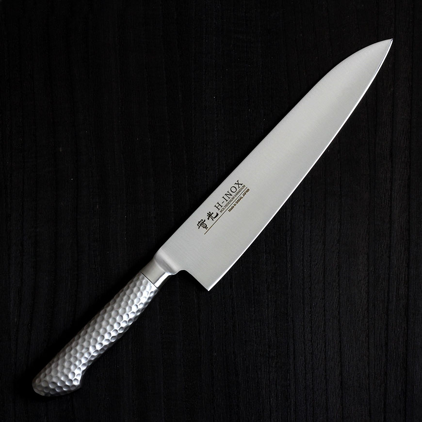 楽天市場】モナカ ツバ付 牛刀 240mm 實光包丁(堺包丁) 堺 名入れ 日本