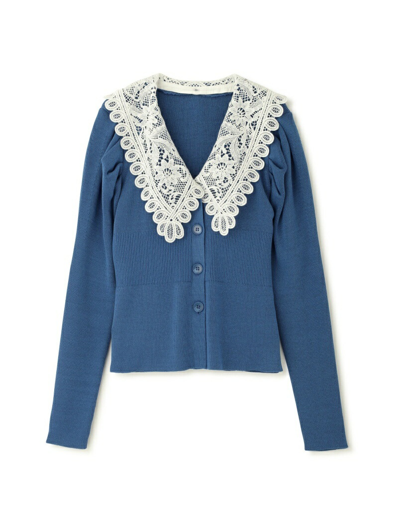 楽天市場】【SALE／80%OFF】レースカラーニットカーディガン JILL