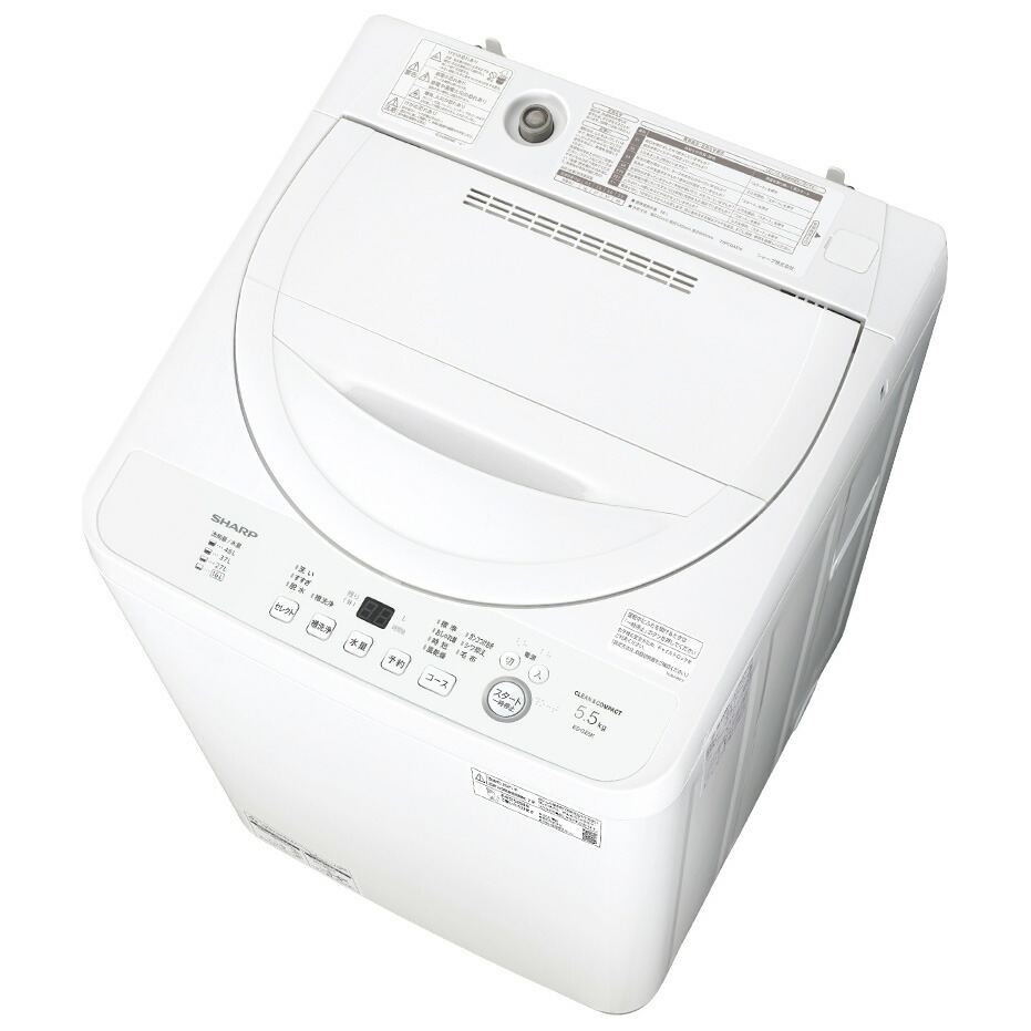 楽天市場】シャープ 5.5kg 洗濯乾燥機の通販