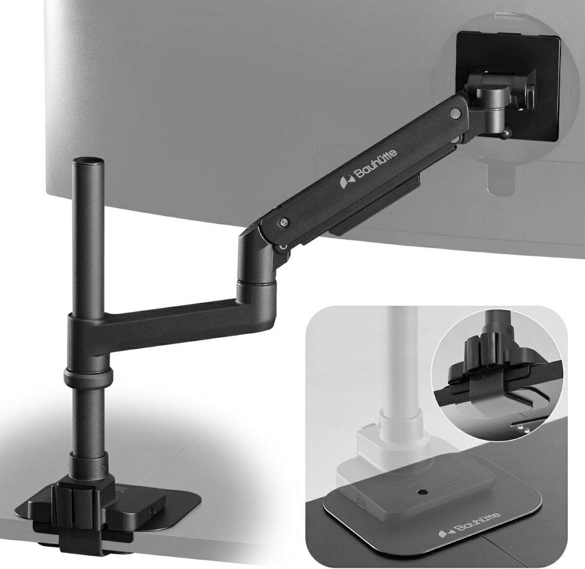 楽天市場】bauhutte モニターアームの通販