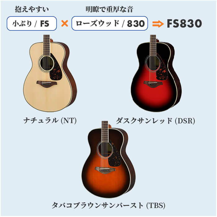 楽天市場】アコースティックギター 初心者 セット YAMAHA FS820 FG820