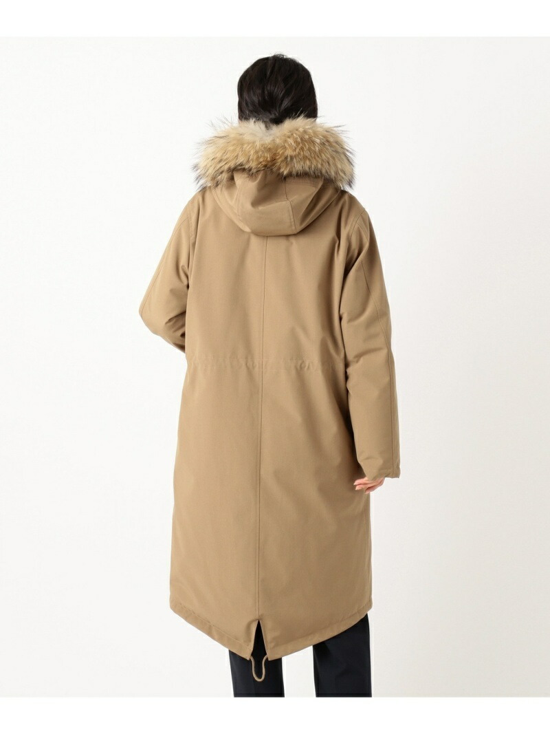 楽天市場】【SALE／60%OFF】【マガジン掲載】ファー付きモッズダウン