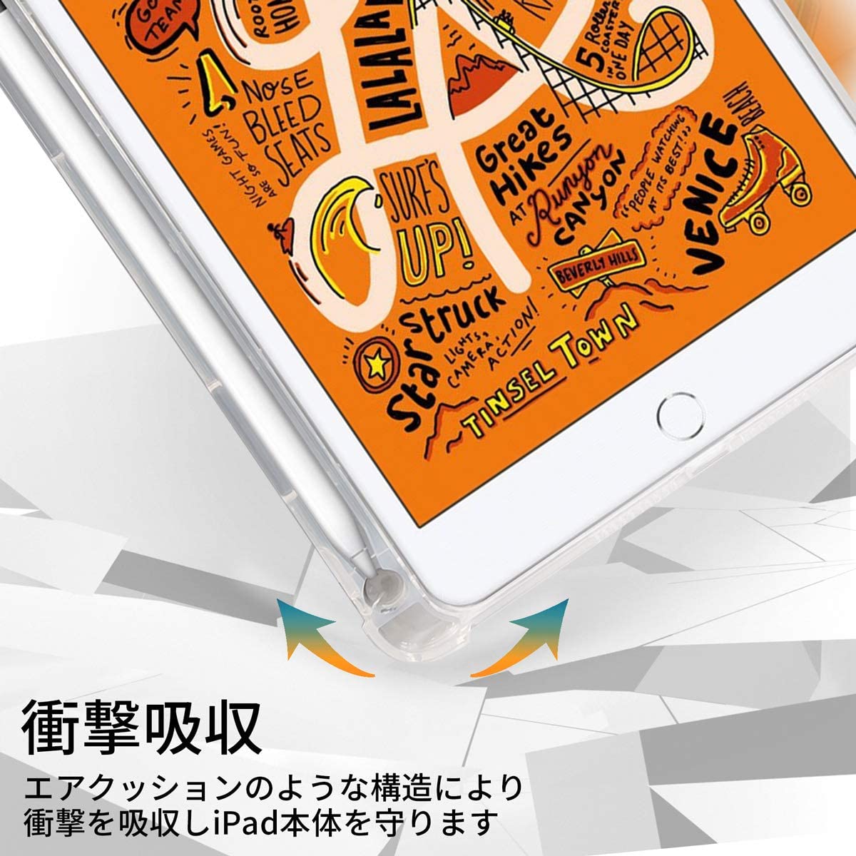 楽天市場】iPad mini 5 ケース ペンホルダー付き 2019 7.9インチ 第五