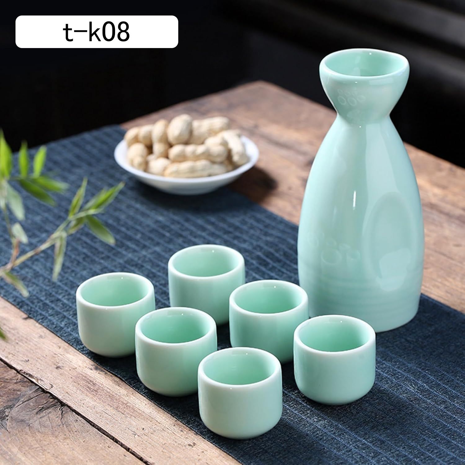 楽天市場】酒器セット セラミック 7点セット 徳利 花柄 猪口 ぐい呑