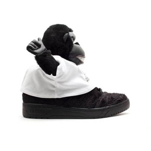 楽天市場】【 ADIDAS JEREMY SCOTT 'GORILLA' / BLACK1 BLACK1 BLACK1