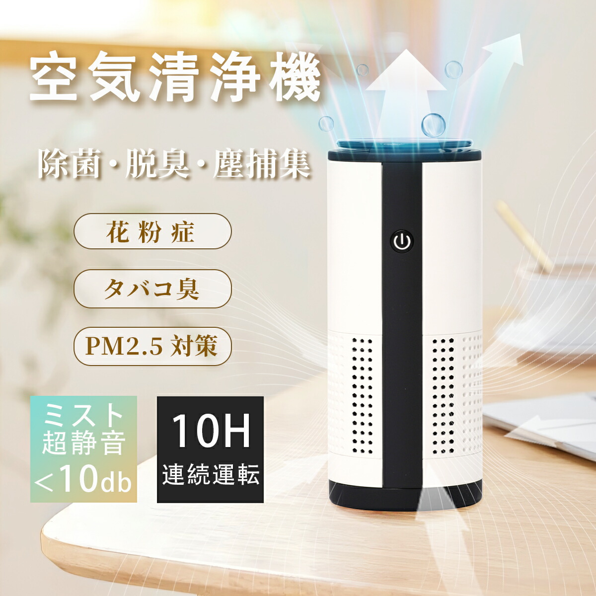 楽天市場】【期間限定！6,980→3,490円】2025新型 車載空気清浄機 小型