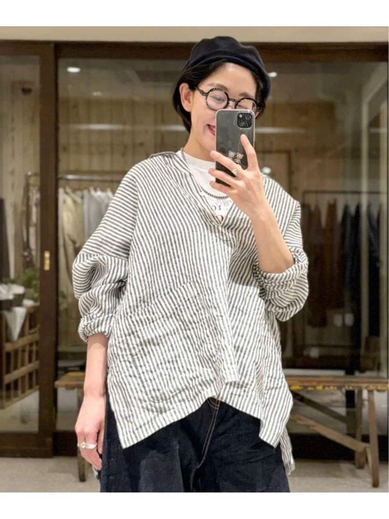 楽天市場】リネンワッシャー スキッパーシャツ journal standard luxe