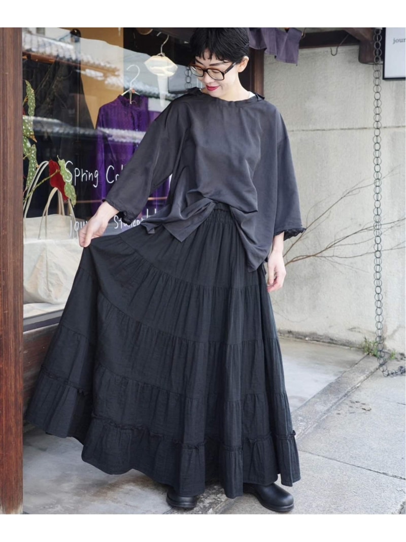 楽天市場】ヴィンテージローン タックフリルブラウス journal standard