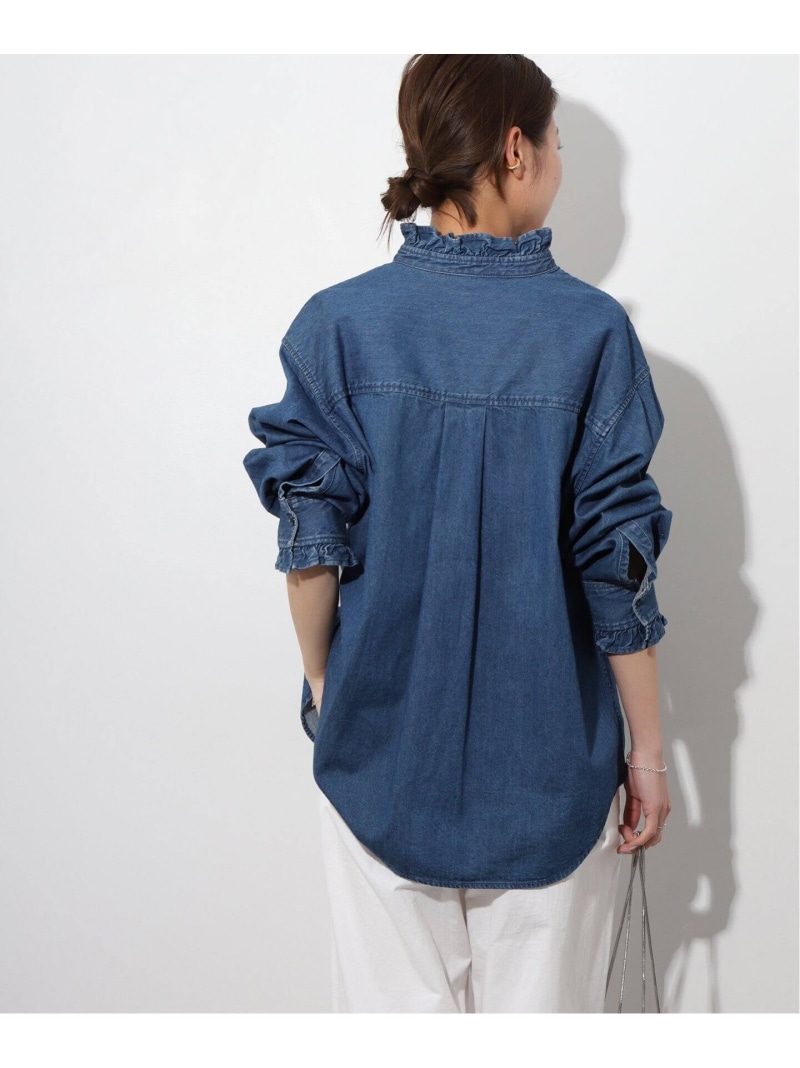 楽天市場】《追加8》デニムフリルブラウス JOURNAL STANDARD relume