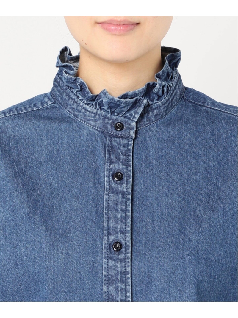 楽天市場】《追加8》デニムフリルブラウス JOURNAL STANDARD relume