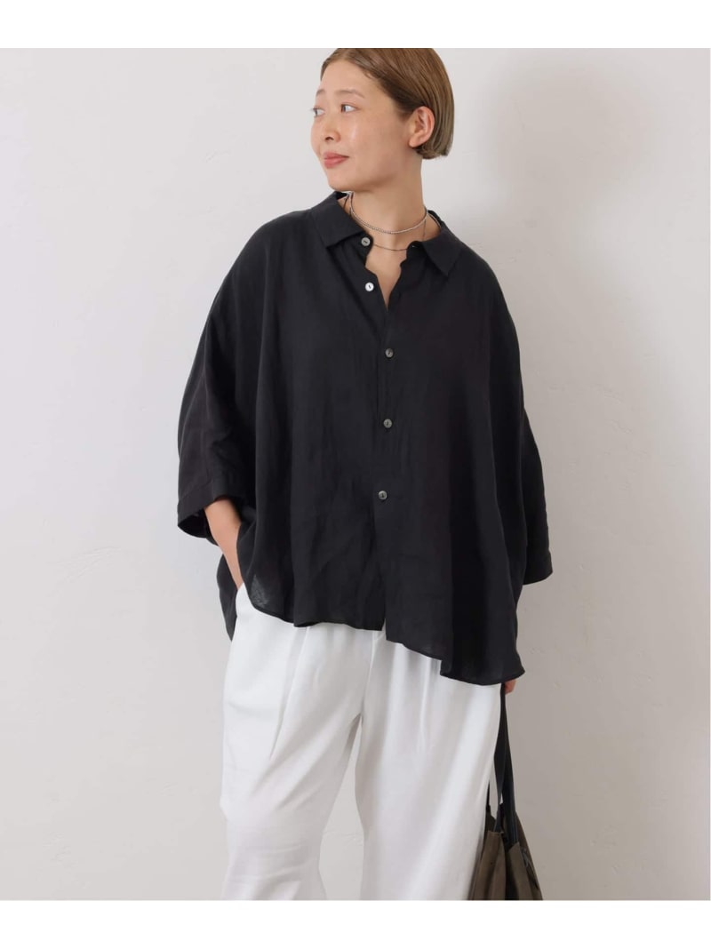 楽天市場】《追加》リネンキャンバス バルーンシャツ journal standard