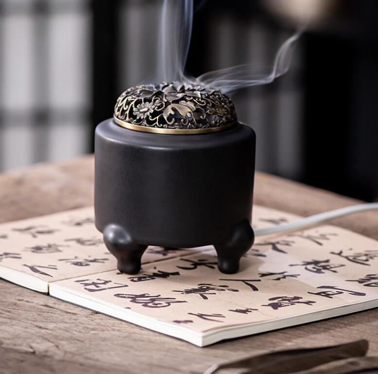 楽天市場】送料無料 アジアン風 110V 電子香炉 しずろ 茶香炉 電気