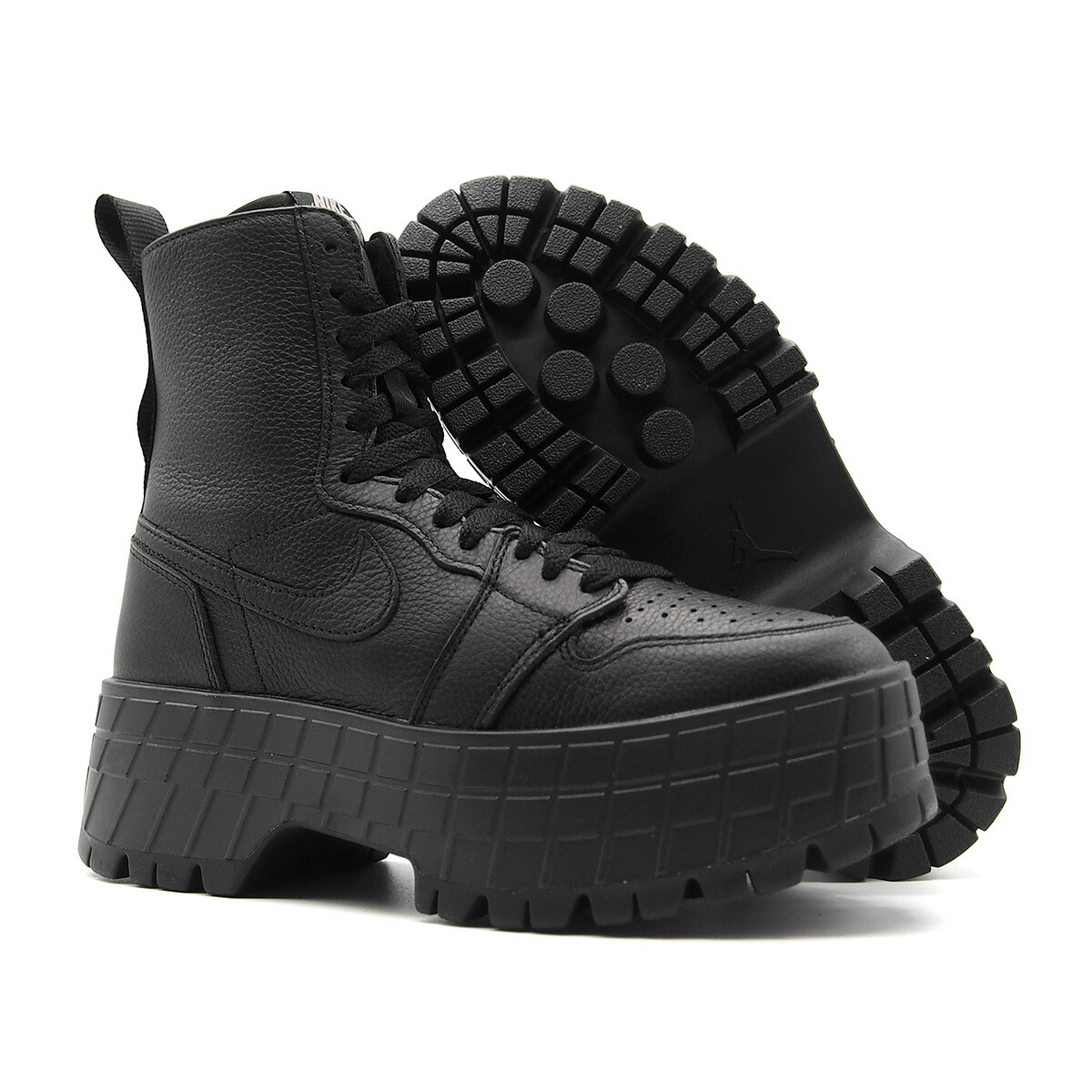 楽天市場】NIKE WMNS AIR JORDAN 1 BROOKLYN BLACK/FLAT PEWTER-BLACK