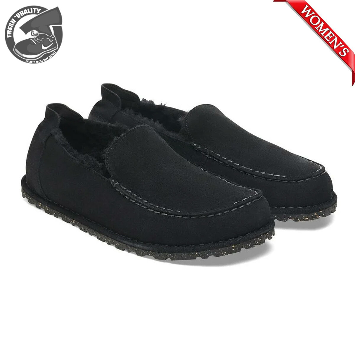 楽天市場】BIRKENSTOCK UTTI SLIP ON SHEARLING BLACK NARROW幅