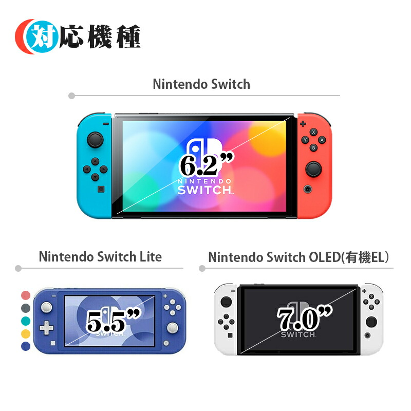 楽天市場】Nintendo Switch 用 強化ガラスフィルム 有機ELモデル