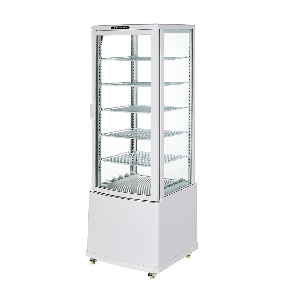 楽天市場】【春分セール！】 215L 白 大型 4面ガラス 冷蔵ショー