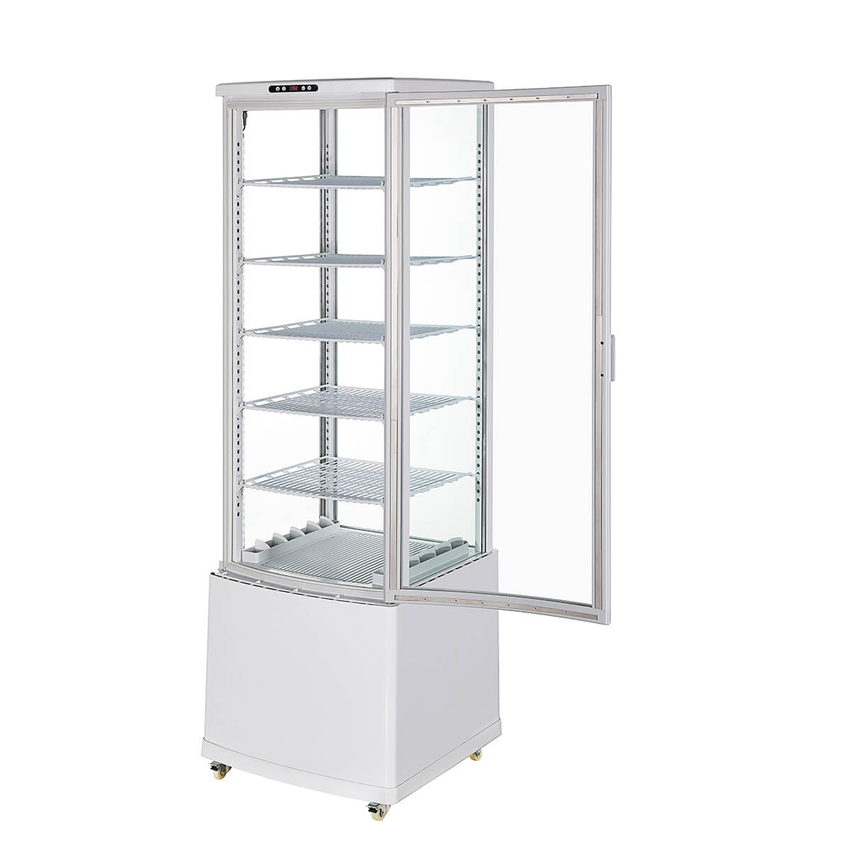 楽天市場】【立春セール！】 235L 白 大型 4面ガラス 冷蔵ショー