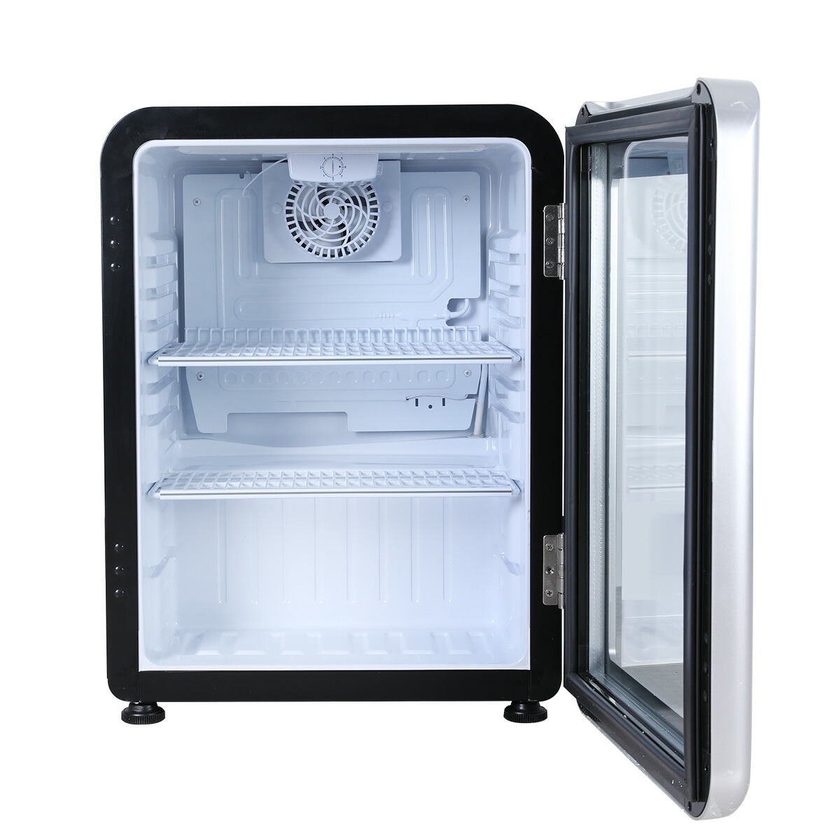 楽天市場】【春分セール！】 68L 黒 レトロ 冷蔵ショーケース 小型 HJR