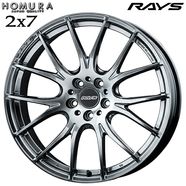 楽天市場】rays ホムラ 19インチ 2x7 8．0jの通販