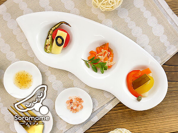 楽天市場】三つ仕切りプレート 24.5cm （豆皿別売り） miyama 深山 A級