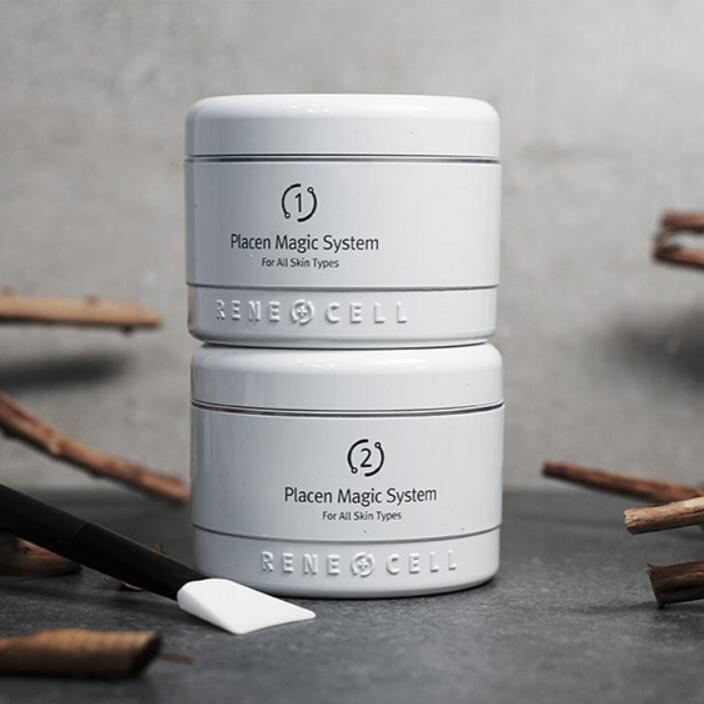 楽天市場】【ツヤ肌実現】Rencell プラセン マジックシステム 1剤＆2剤